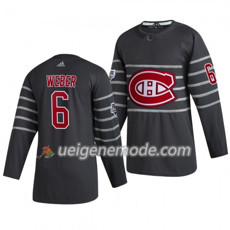 Herren Montreal Canadiens Trikot Shea Weber 6 Grau Adidas 2020 NHL All-Star Authentic
